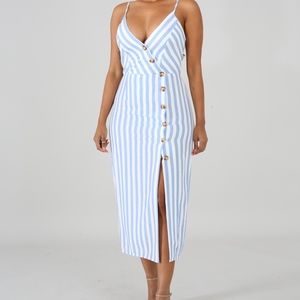 Stripe Dress (Blue)